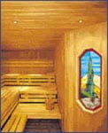 saunalux sauna farbfenster